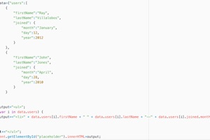 A JSON Tutorial. Getting started with JSON using JavaScript and jQuery image